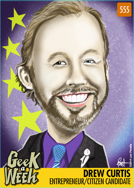 GeekAWeek's tweet photo. If you’re in KY, vote for @DrewCurtis, the only candidate with a #GeekAWeek trading card: https://t.co/SbSbfPSBjI