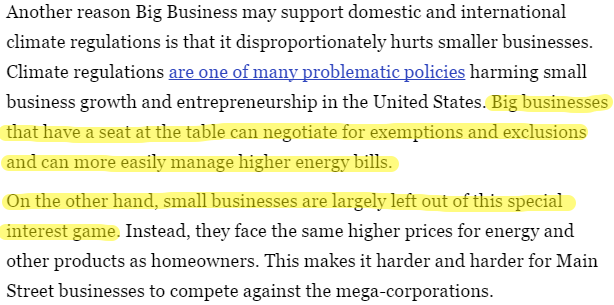 RightReads's tweet image. BECAUSE THEY'RE CRONY CAPITALISTS. Why Big Business Loves Climate Change Regulations nationalinterest.org/blog/the-buzz/…
