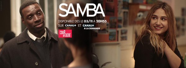 SambaLeFilm's tweet photo. Pour les abonnés à @canalplus, #Samba est diffusé dès ce soir pour la première fois ! https://t.co/nyde6oSnGZ
