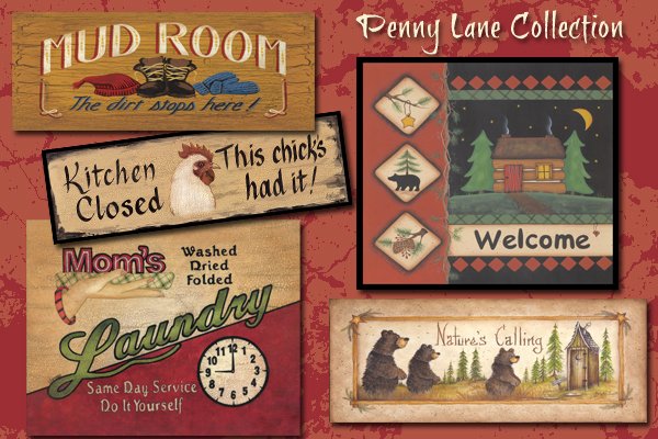 The @PennyLaneArt Collection will make any house feel like home. pasttimesigns.com/licensed/penny…