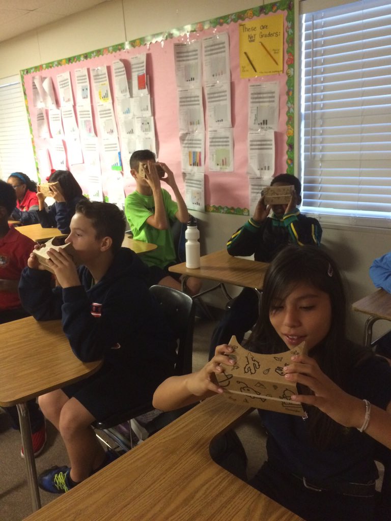 Steph_Colwell's tweet photo. Students @lifeschools ROE are loving their digital learning experience with #GoogleExpeditions today! #LSPride https://t.co/qDsDCQkgJC