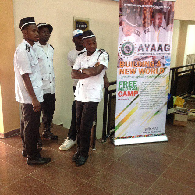 MuslimYouthNGA's tweet photo. Muavin Sadran @rahman2kk , @popoolaio and Ogun State Qaid, Dr Taofeeq Sanni during @AMSANIGERIA1 convention 2015 https://t.co/yHQ6Bxl6r0