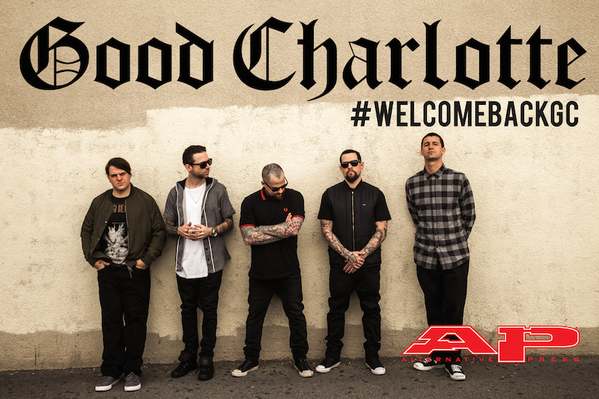 psonar's tweet photo. So who's excited that @GoodCharlotte are getting BACK together then!? #WelcomeBackGC #Comeback #TheAnthem https://t.co/H7VnvUD59N