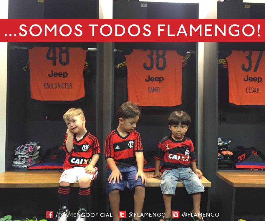 Flamengo's tweet photo. Desde criança, a gente aprende: não importam as diferenças... https://t.co/SL76NinUal