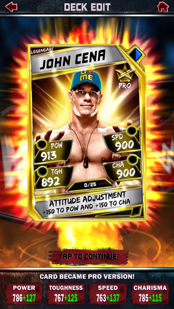 WWESupercards's tweet photo. All done. Now time to boost him up https://t.co/PF9v7aWQh3