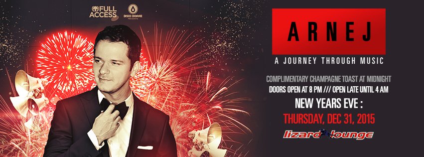 NightCultureDFW's tweet photo. 🎉 🎉 🎉
@ArnejOfficial x #NYEDFW x Lizard Lounge​ x champagne toast at midnight!
TICKETS : https://t.co/iAZdsGvxgl https://t.co/T0pOXaBbXx