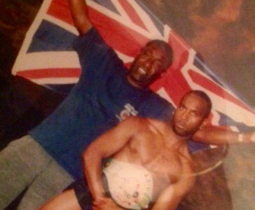 NigelGBenn's tweet photo. Thanks to everyone, as soon as I read your tweets the flood gates opened. I've attached a pic of me with my hero https://t.co/JYtQDeAPMS