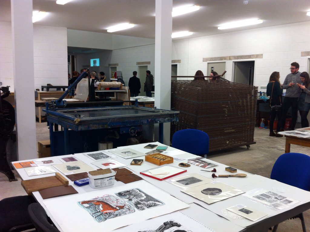 pippalynott's tweet photo. Great launch party at the @LeicesterPrint new studio! Sad to be leaving but couldn't have had a better last day! https://t.co/BcjzrHDiyA