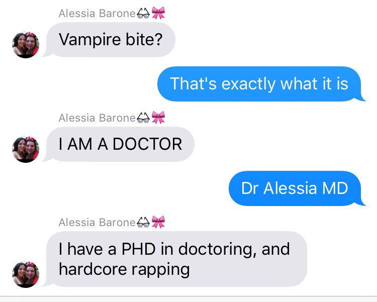 laurafrancesc2's tweet photo. This is what I have to deal with on a day to day basis #ShitAlessiaSays @alescappaticci #RapperMD https://t.co/D35SIUzNF7