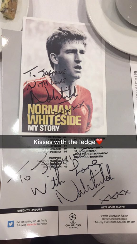 JasLahra's tweet photo. @NormanWhiteside with the legend ❤️❤️❤️ https://t.co/XyKGjW4nSP