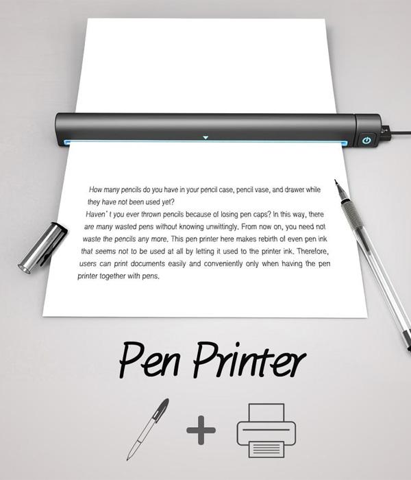 GrahamBaitson's tweet photo. Designers Tae-jin Kim & Su-in Kim are working on a printer than can use the ink from discarded pens #PenPrinter https://t.co/Mf0ZnwdNrz