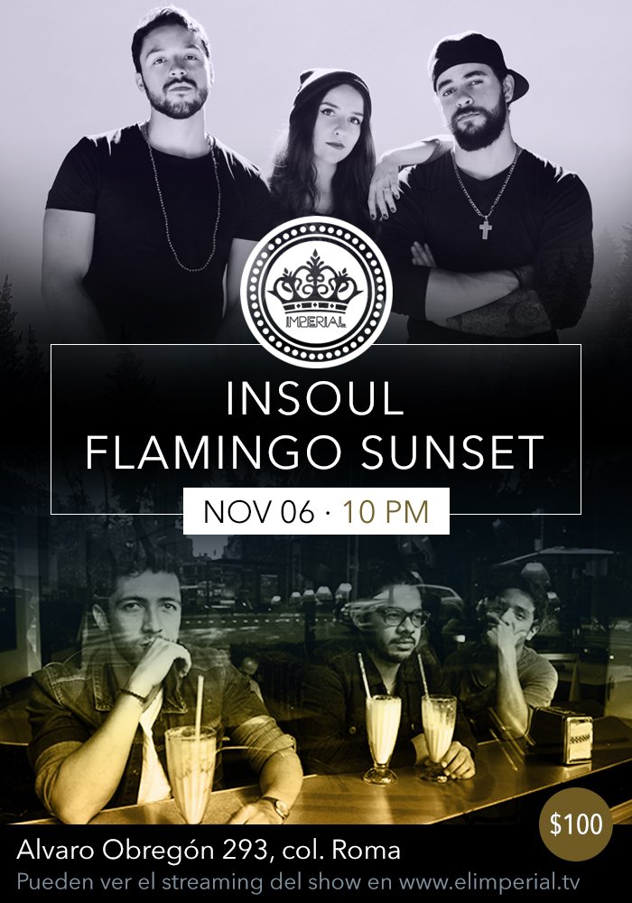 insoul_official's tweet photo. ¡Este viernes vamos a invadir @elimperialclub! #soulers #MadeInsoulTour https://t.co/d1Q38jG1Dh https://t.co/JgsOtDcft1
