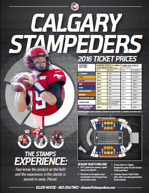 Remember <a href="/calstampeders/">Calgary Stampeders</a> Fans - Free Playoff Tickets with 25% deposit on 2016 Season Tickets  #stampedersfootball