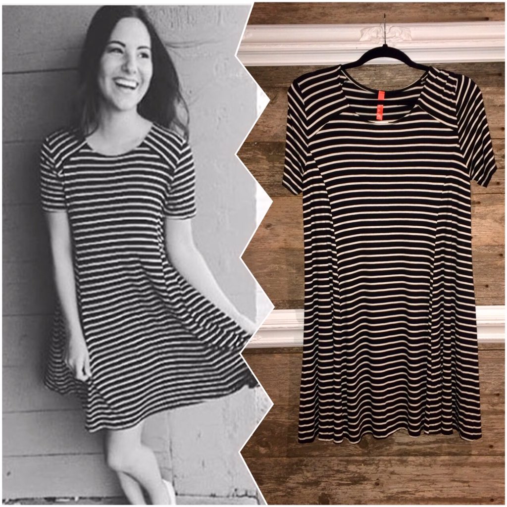 VR1720's tweet photo. only ONE left in this top seller black and white tshirt dress! size large!! who wants it!?! ◼️◻️◾️◽️▪️▫️ https://t.co/JlXp0hBQLA