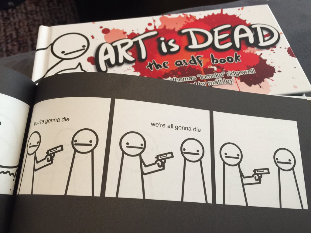 danielhowell's tweet image. hey look it's @AmazingPhil and i in @thetomska's book where's our royalty cheque