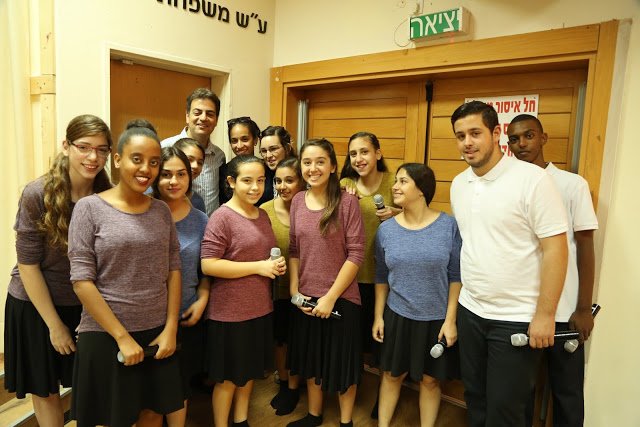 FriendsofTsedek's tweet photo. Pics from #Tsedek #YouthChoir's #privateconcert for #Israel's #MinistryofEducation. #CantWait for US tour in April https://t.co/2J77r4X6TB