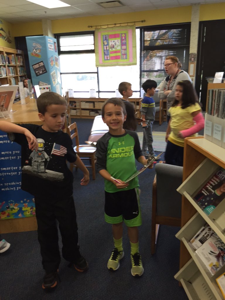 WindsorWildcats's tweet photo. Community Builders working on a scavenger hunt in the LMC!  #working together #wildcatway @ahsd25 https://t.co/kltL8ZvEjN