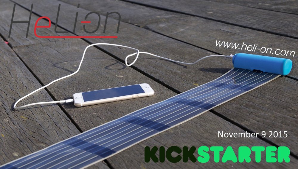 infinityPV's tweet image. HeLi-on.com 

A new kind of #wearables. Battery + flex rollable organic solar cell #OPV

Launch: 9th Nov