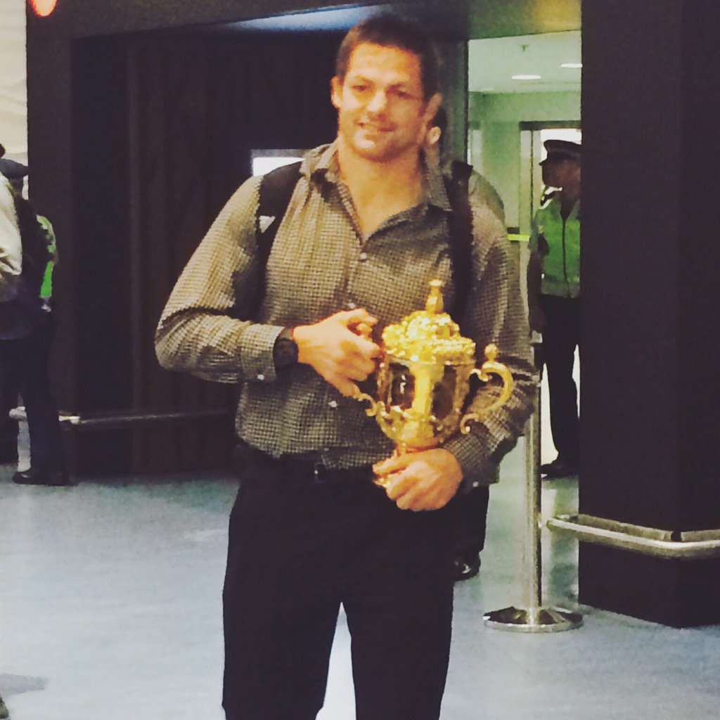 Welcome home #AllBlacks! Thanks everyone for coming along! #TeamAllBlacks