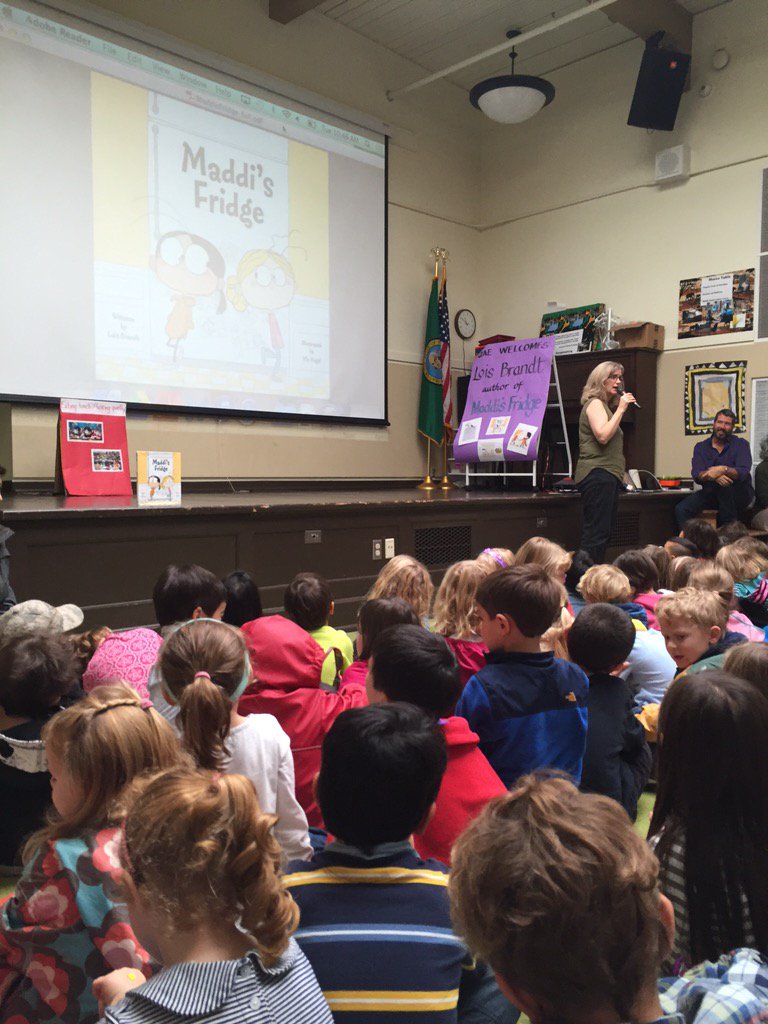 msMecksclass's tweet image. Lois Brandt reminds us that optimism and persistence pays off! Maddi&apos;s Fridge is a must read! #MindsetForLearning