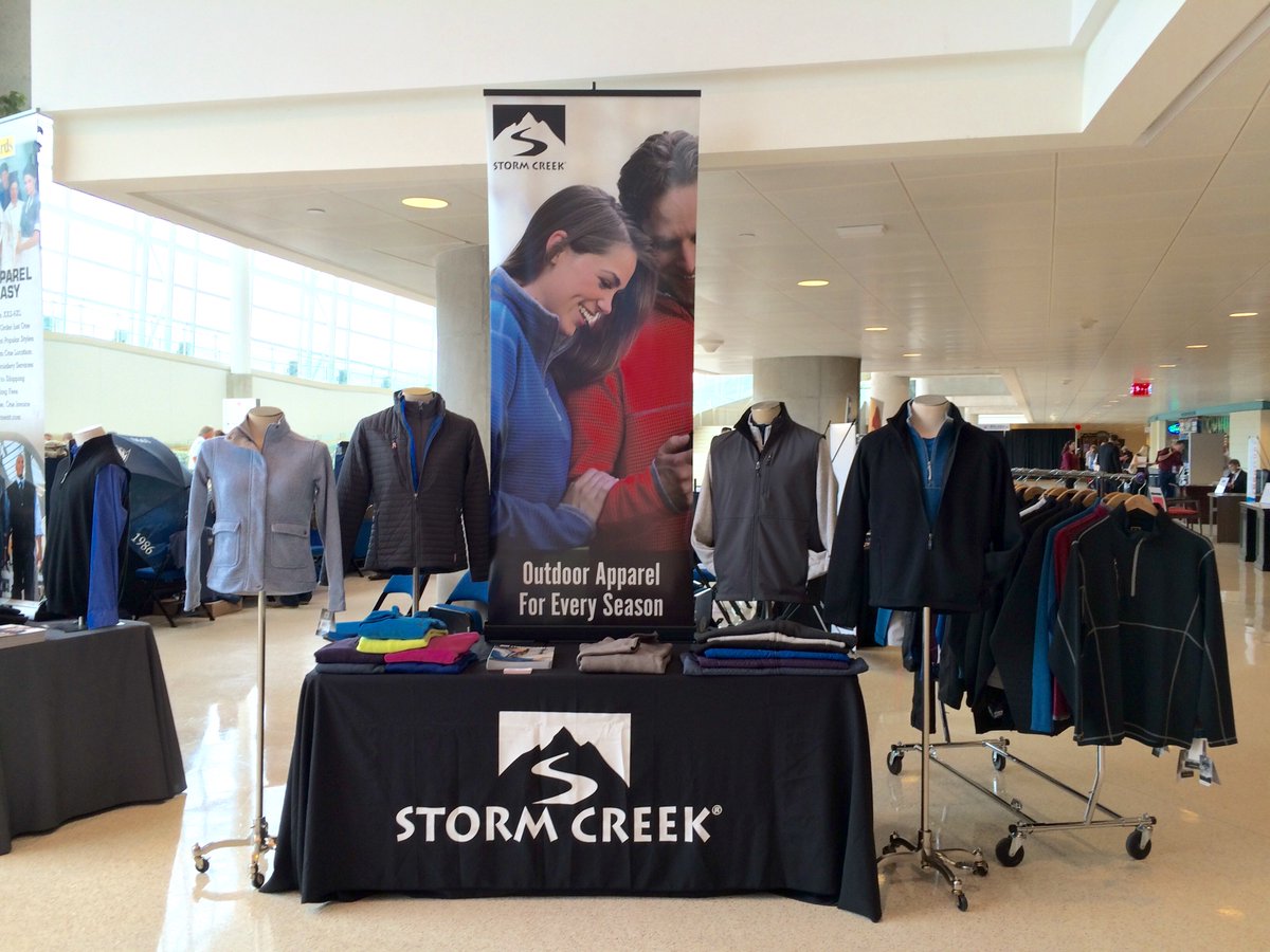 StormCreek's tweet photo. We're having a blast at the @AdmiralExpress show today! Have you stopped by our booth yet? #promoproducts https://t.co/rivhTeuZsh