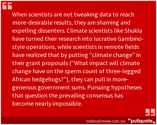 RightReads's tweet image. "The Calcification of Climate Science" Calling it science, though, is generous. nationalreview.com/article/426409…