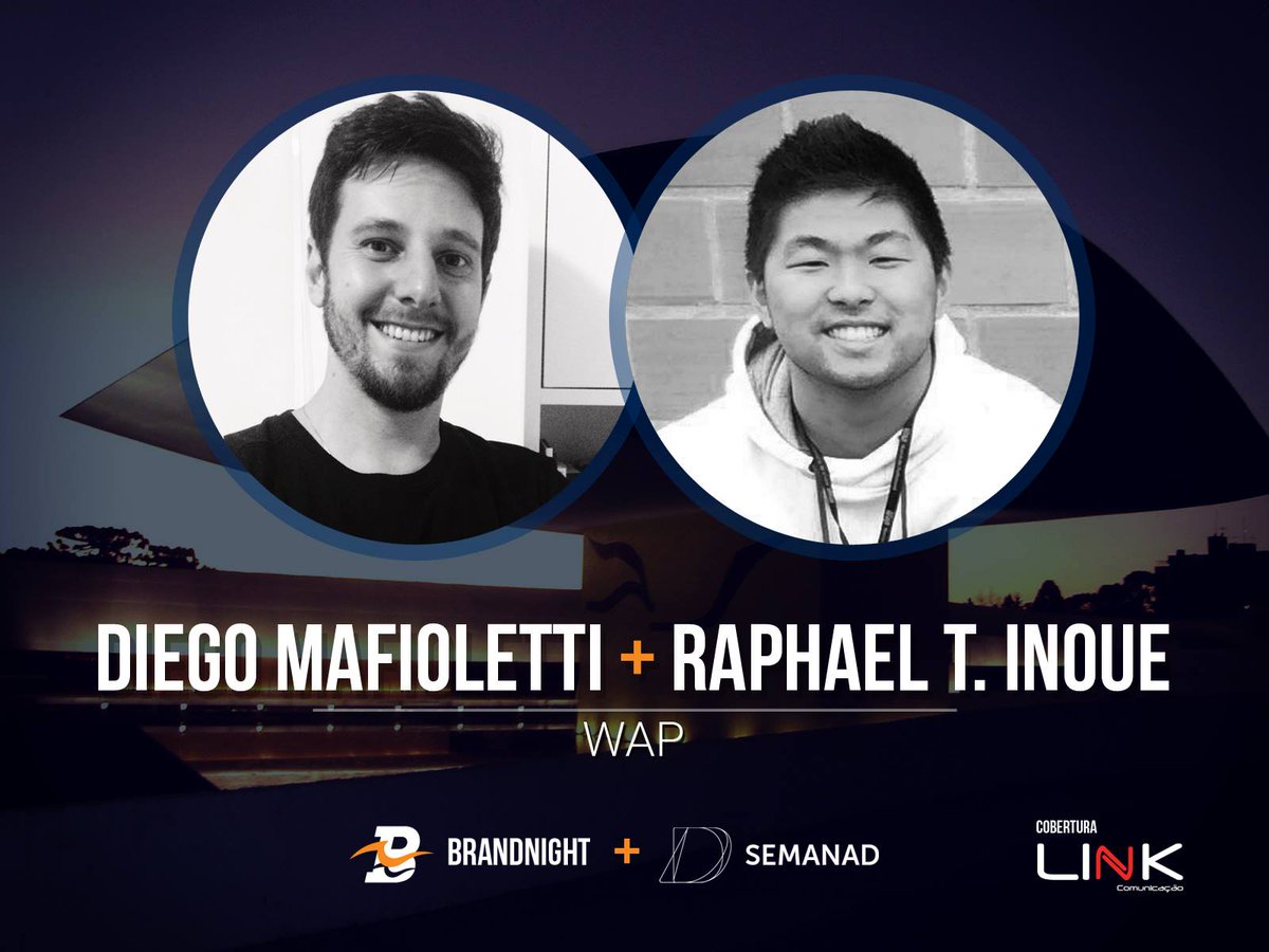 _BrandNight's tweet image. Direto do departamento de Design e Marketing da Wap, Diego Mafioletti e Raphael T. Inoue! tinyurl.com/brandnight