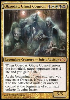 CommanderArena's tweet photo. Obzedat, Ghost Council Duel Commander Article
https://t.co/3st58RZj8n
#EDH #CMDR #MTG #Obzedat https://t.co/IAx62WG14e