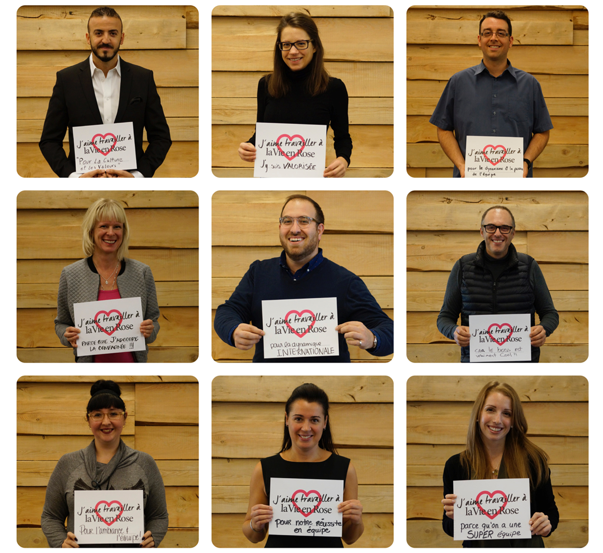 Voyez pourquoi nos employés aiment travailler chez La Vie en Rose! Suivez-nous sur LinkedIn bit.ly/1WwO0k3