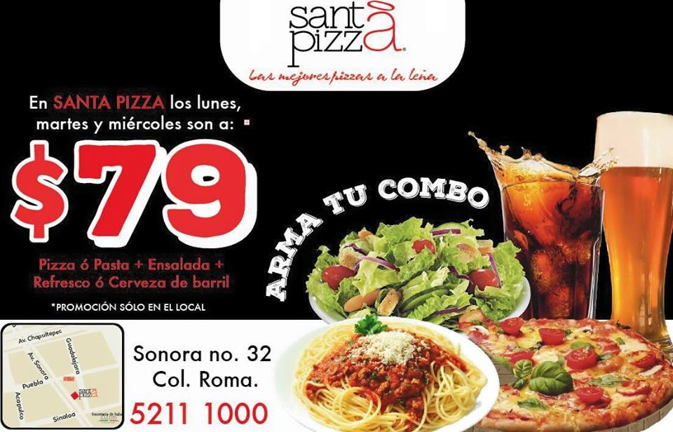 vamosalaroma's tweet photo. ¡Hoy es día de combo en @santapizzamx ! ¿Quién dijo que la comida gourmet es cara? :: Sonora 32 :: https://t.co/30R68WltSP