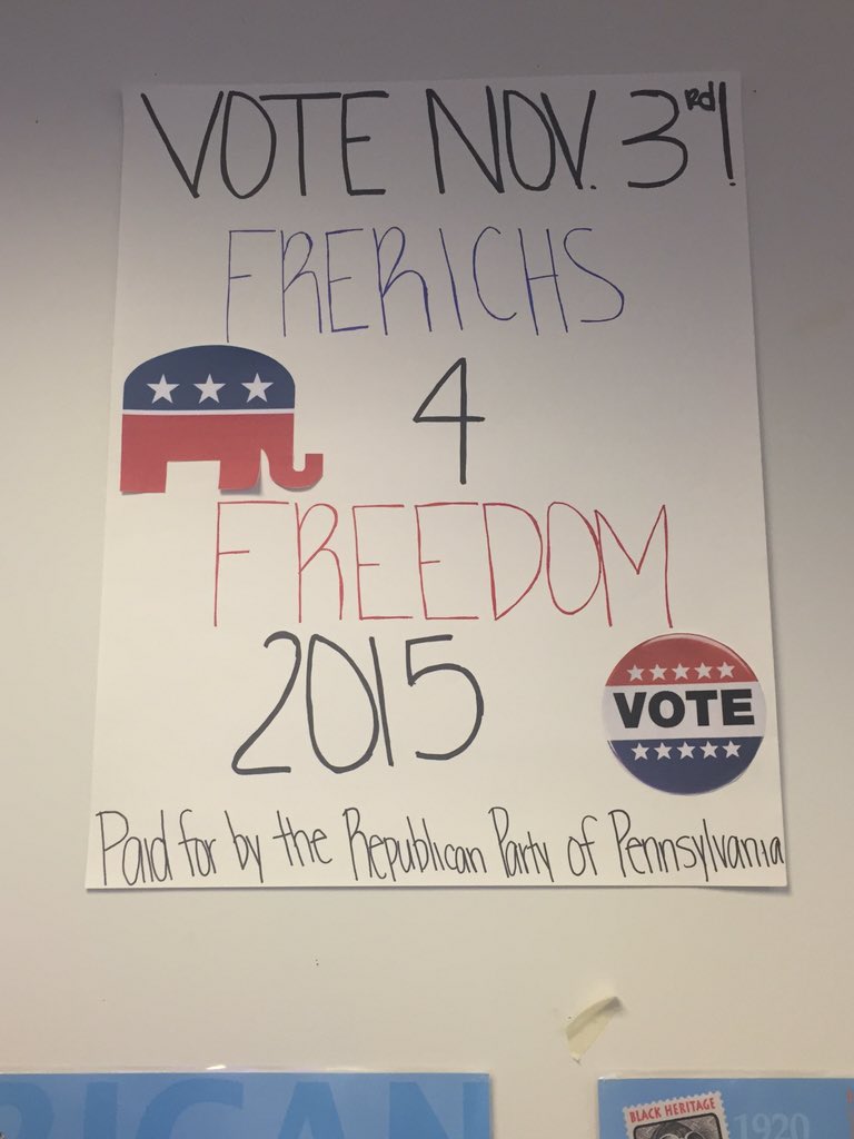 PennRepub's tweet photo. Don't forget to vote republican today! https://t.co/1kOebFYgqj