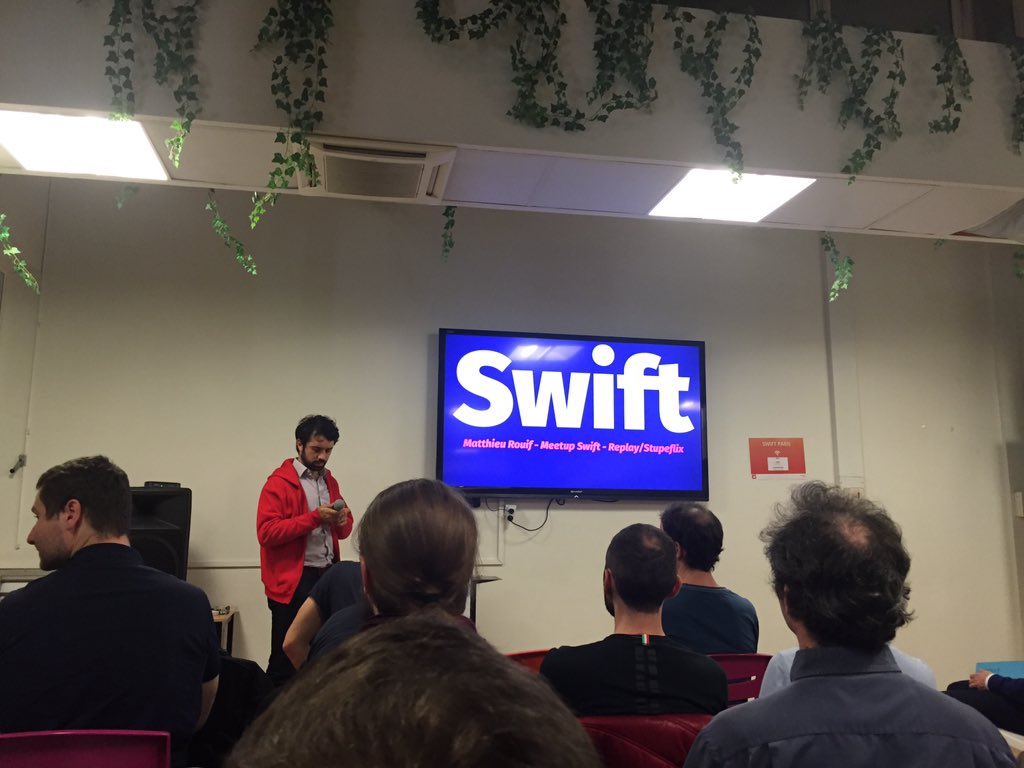 mmouilliere's tweet photo. @SwiftMeetup @viadeo @Stupeflix https://t.co/8buaQwBCgZ