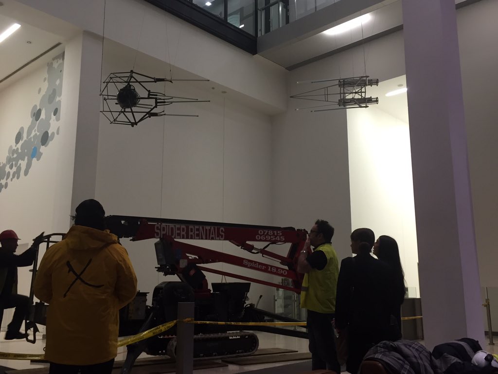 HeavyPetalUK's tweet photo. #heavypetalstarwars let's see if we can beat our 4am installation time? https://t.co/vLhRNW39WT