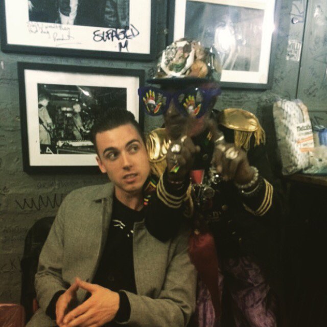 theskints's tweet photo. @joshskints greets Lee "Scratch" Perry in London #IAmAToaster #ButImNotABoaster ๐ฅ๐๐๐๐ฏ๐๐ฆ๐ด๐๐โ๏ธ๐จ https://t.co/yYjC9N7uHu