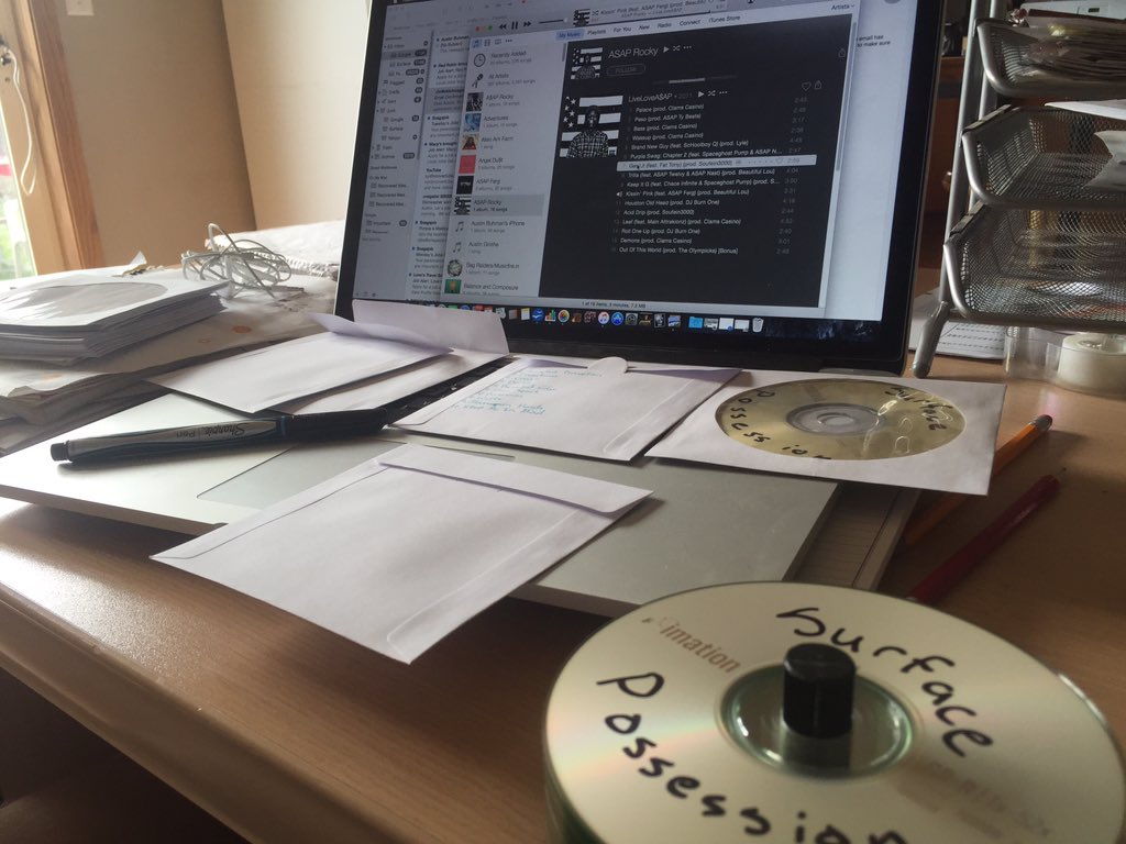 We're actually just gonna put our names on burnt copies of LiveLongA$AP  

#$urface