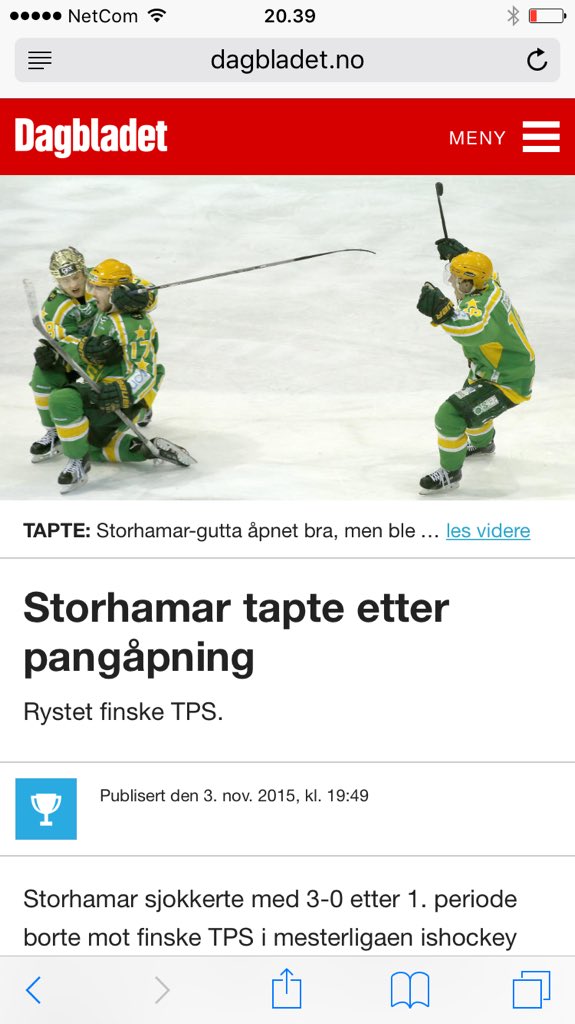CatoCocozza's tweet photo. Er ingen vits å skrive om hockey hvis du ikke vet om de spiller med puck eller ball..@dagbladet https://t.co/pKzespUJwJ