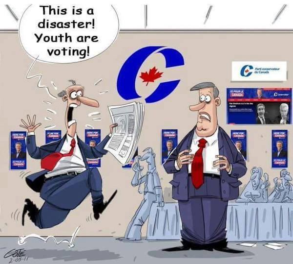 Toronto_nian's tweet photo. #SHOUTOUT Few hours left 4 #Dictator #Harper to call himself a "PM" GO &amp; HIDE #RETWEET #topolis https://t.co/aj0NIKYqZq