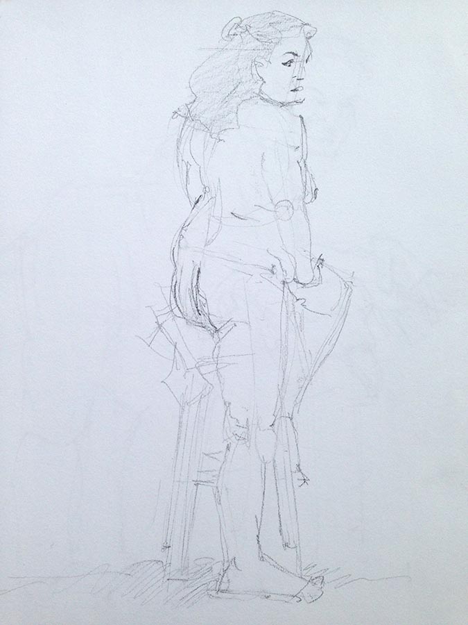 LBW_sarah's tweet photo. More #LifeDrawing #FigureDrawing at #BasicInquiry, from Thu, Oct 29. Model, Shelly. https://t.co/9jHIfcPmHb