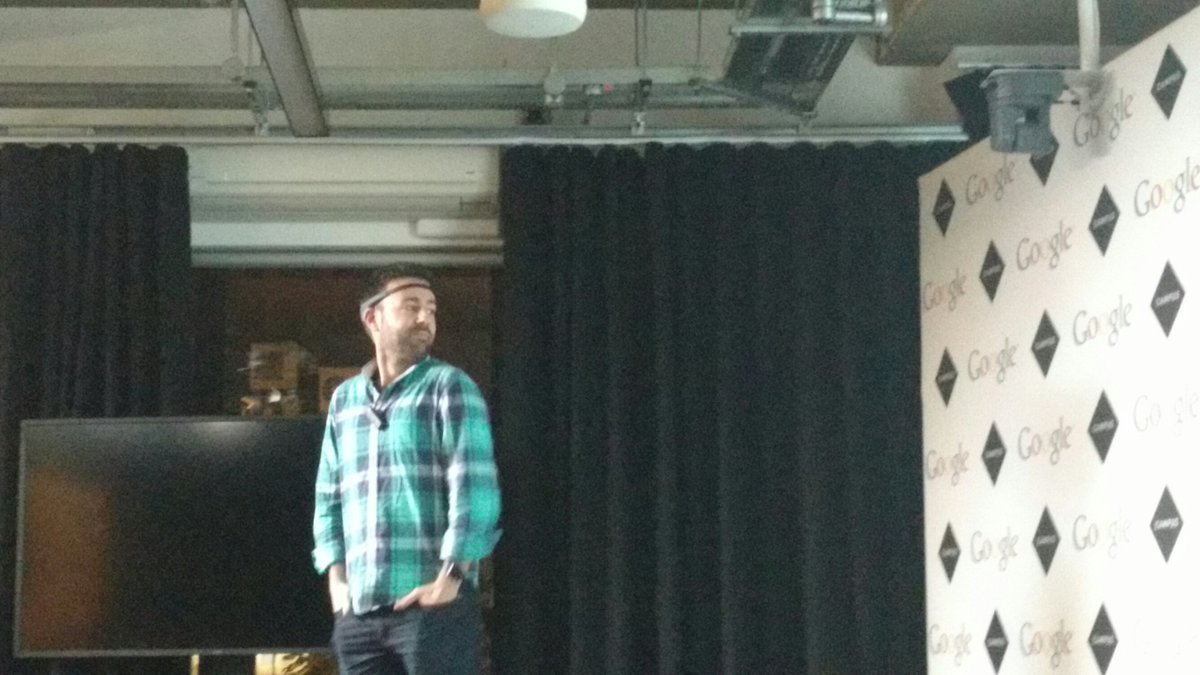 TechHub's tweet photo. .@neuralcubes takes the stage for #TechHubTuesday armed with the first hardware of the night! https://t.co/dqeHzNZ9bU
