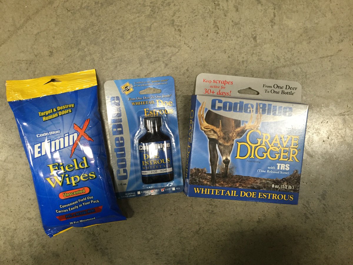 FinFeatherFur1's tweet photo. #codeblue deer scents and lures all @ #finfeatherfur #rutready #deerhunting #huntingseason2015  #comeheredeer https://t.co/91gUWA9jki