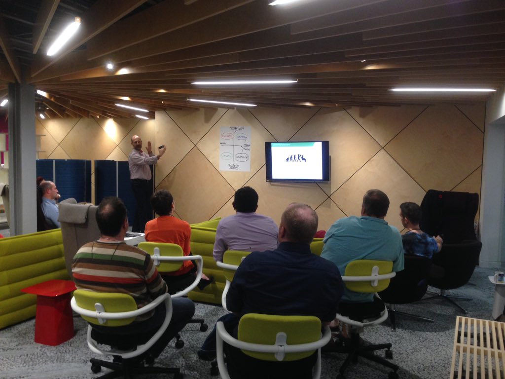 AgileKent's tweet photo. @DrJojic in full 'flow' on 'why care about your organisation's culture' https://t.co/ttoRr7GImb