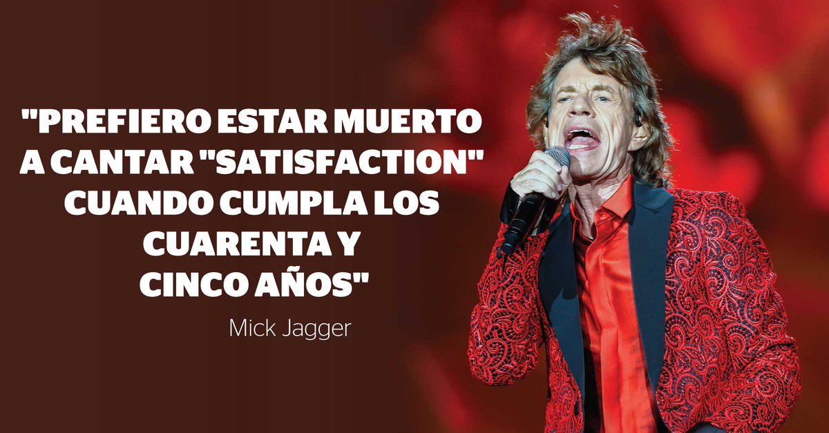 RollingStones Las 10 frases célebres de una leyenda llamada Mick Jagger |  Agencia Andina | Scoopnest