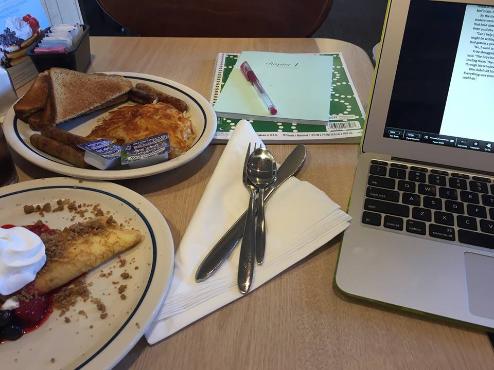 quills's tweet photo. Day three of #NaNoWriMo …. Conflict and crepes #amwriting #sacnano https://t.co/0dc7j2Elmp