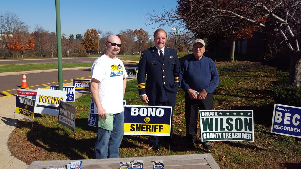 sheriffbono's tweet photo. It's good to see some of my supporters at #Perkiomen 1 &amp; 2. https://t.co/mEmg1Q2lxx