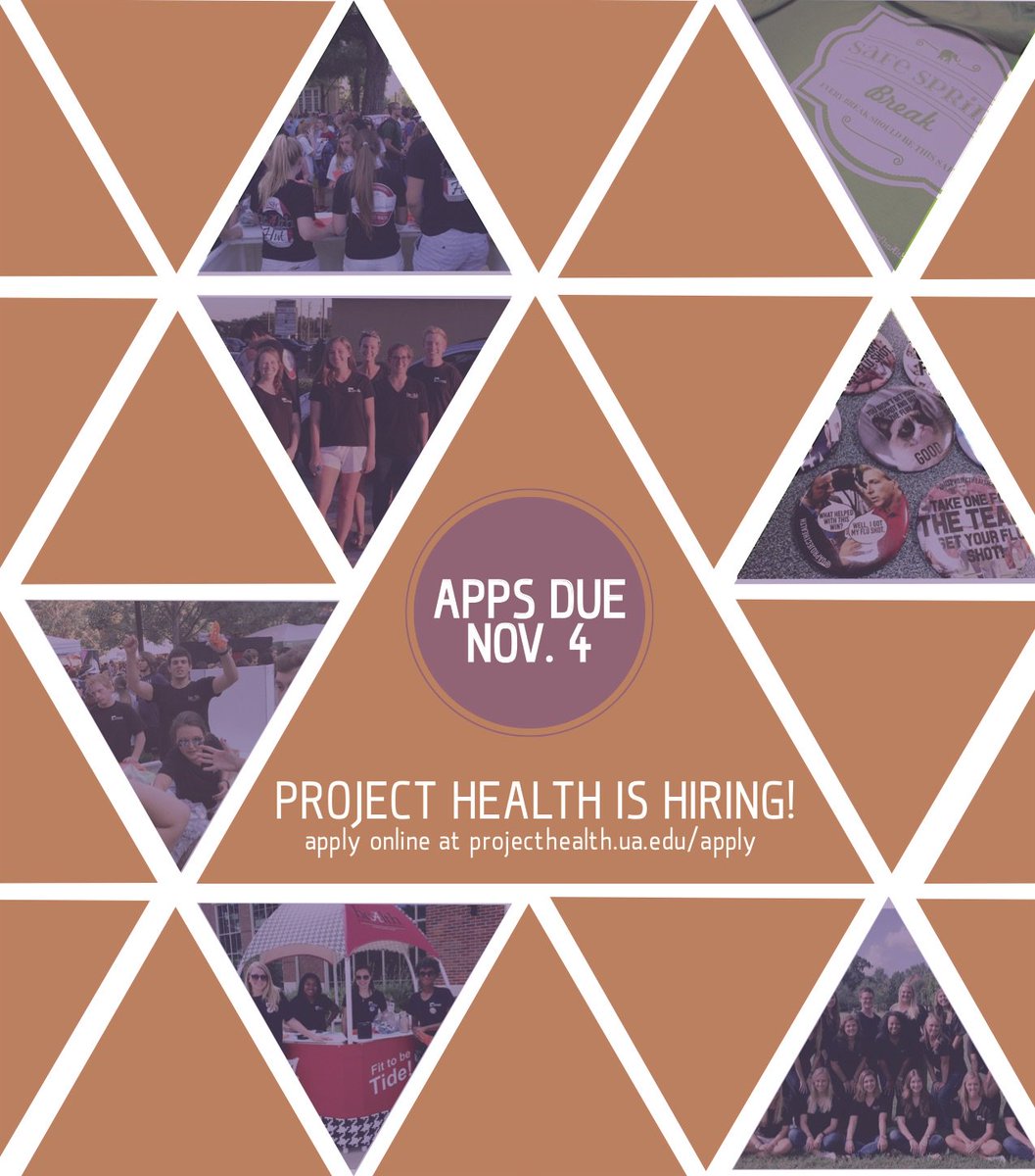 HlthAmbassadors's tweet photo. Want to be a part of an amazing team and earn internship credit? Apply for Project Health! https://t.co/IQ5WDspvDj https://t.co/NcKjTlmlaq