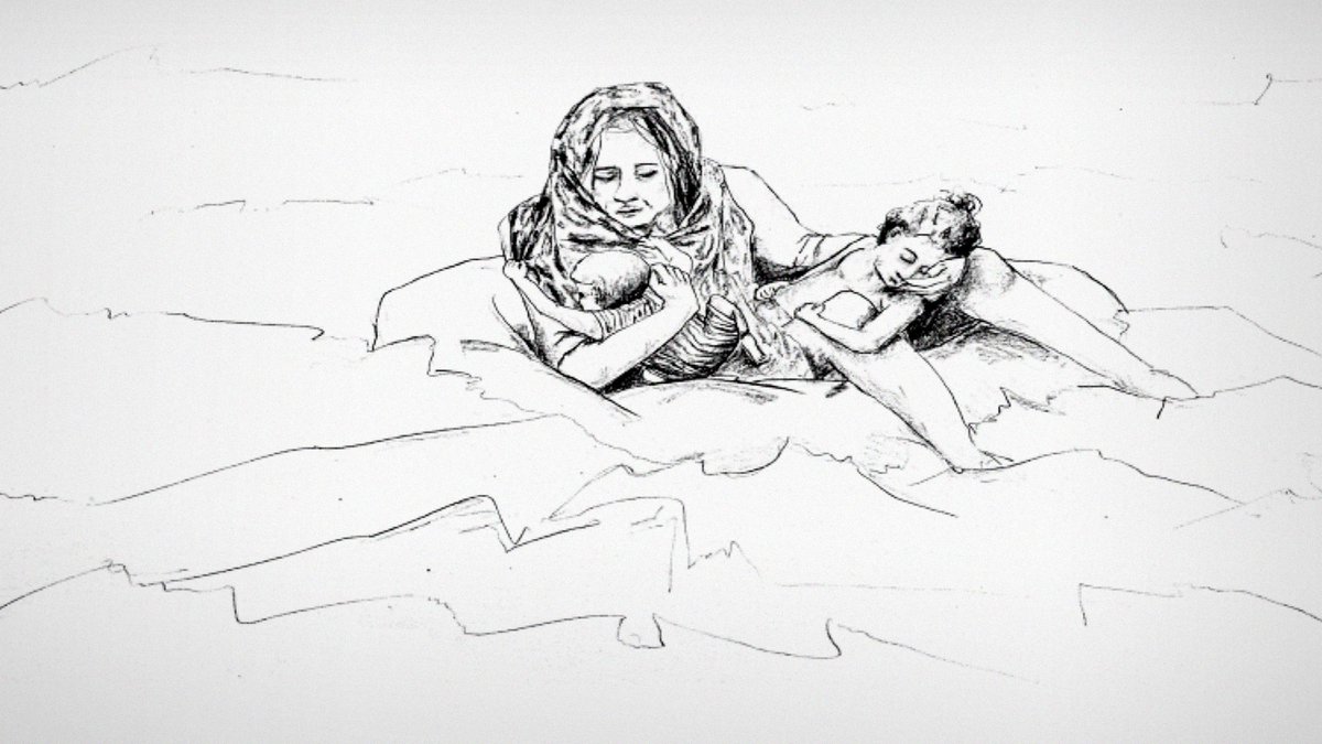 TEDTalks's tweet photo. A boat carrying 500 refugees sunk at sea. The story of two survivors: https://t.co/ziDegbccPW @melissarfleming https://t.co/cAYWry41cW