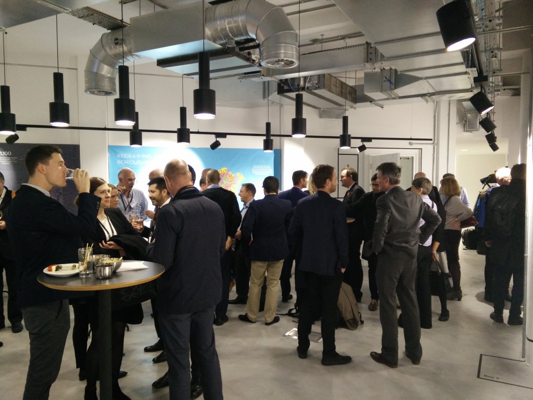AlexInCities's tweet photo. Stellar panel, fantastic audience tonight @UIC_UK for @burohappold 's "Future of Work" event! #IEDWork https://t.co/p8uC9IsKKH
