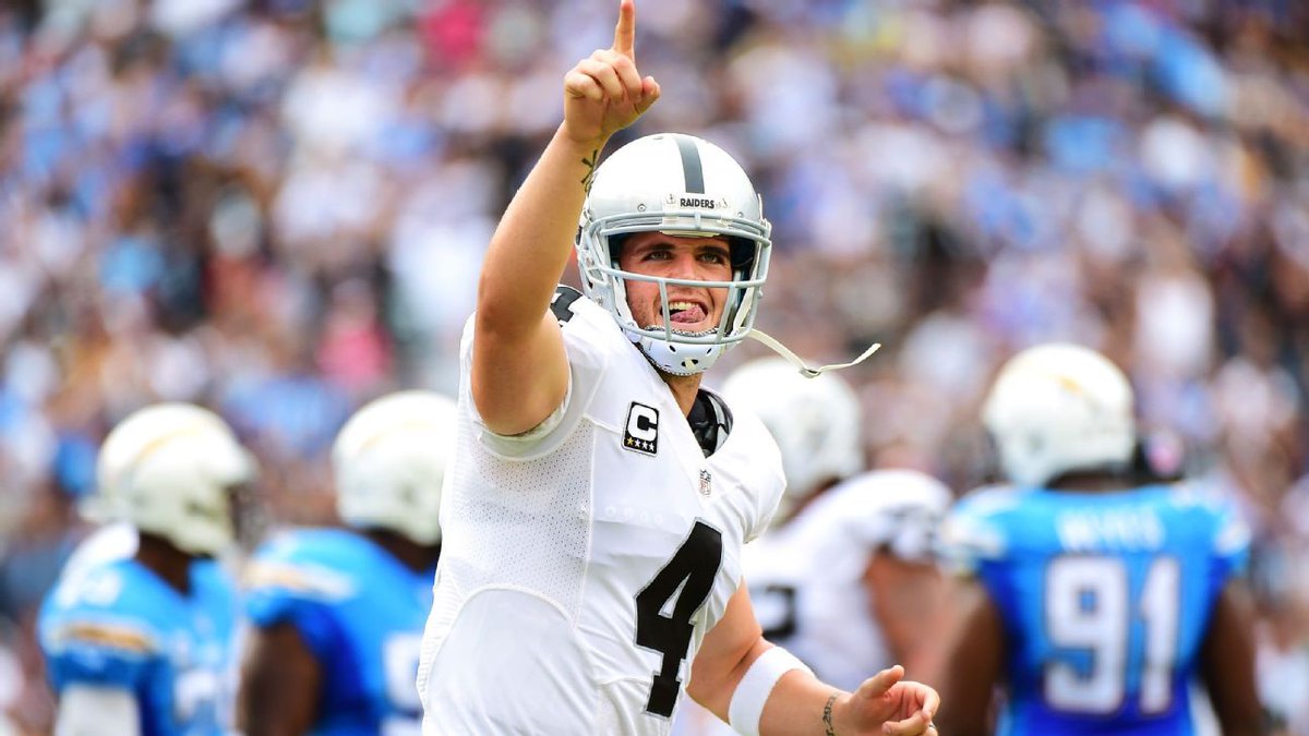 espn's tweet photo. Don’t look now, but the Raiders are rolling again.

5 reasons why Oakland is playoff-bound: https://t.co/kCur9J5ffZ https://t.co/il8IMXROk8