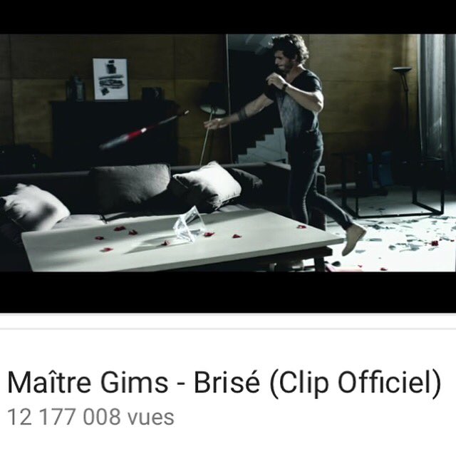 Toujours cool de jouer dans un clip à plus de 12 m de vues 😳 
Thank you @MaitreGims