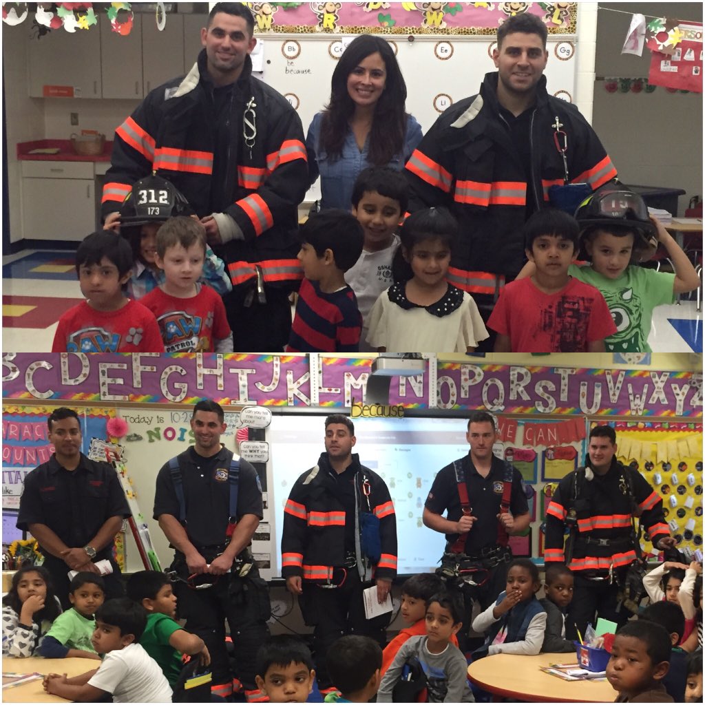 cerviniclass's tweet photo. @cerviniclass: Thank you to my husband and the Yonkers Fire Dept for teaching us about fire safety! @jmprimary https://t.co/wTPiaJlQDr
